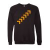 Unisex Sponge Fleece Raglan Crewneck Sweatshirt Thumbnail