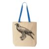 Natural Tote with Contrast-Color Handles Thumbnail
