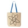Natural Tote with Contrast-Color Handles Thumbnail