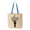 Natural Tote with Contrast-Color Handles Thumbnail