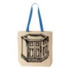 Natural Tote with Contrast-Color Handles Thumbnail