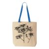 Natural Tote with Contrast-Color Handles Thumbnail