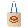 Natural Tote with Contrast-Color Handles Thumbnail