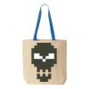 Natural Tote with Contrast-Color Handles Thumbnail