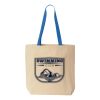 Natural Tote with Contrast-Color Handles Thumbnail