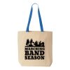 Natural Tote with Contrast-Color Handles Thumbnail