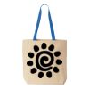 Natural Tote with Contrast-Color Handles Thumbnail