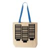 Natural Tote with Contrast-Color Handles Thumbnail