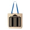 Natural Tote with Contrast-Color Handles Thumbnail