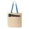 Natural Tote with Contrast-Color Handles Thumbnail