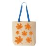 Natural Tote with Contrast-Color Handles Thumbnail