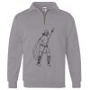 Nublend® Cadet Collar Quarter-Zip Sweatshirt Thumbnail