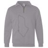 Nublend® Cadet Collar Quarter-Zip Sweatshirt Thumbnail