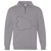 Nublend® Cadet Collar Quarter-Zip Sweatshirt Thumbnail